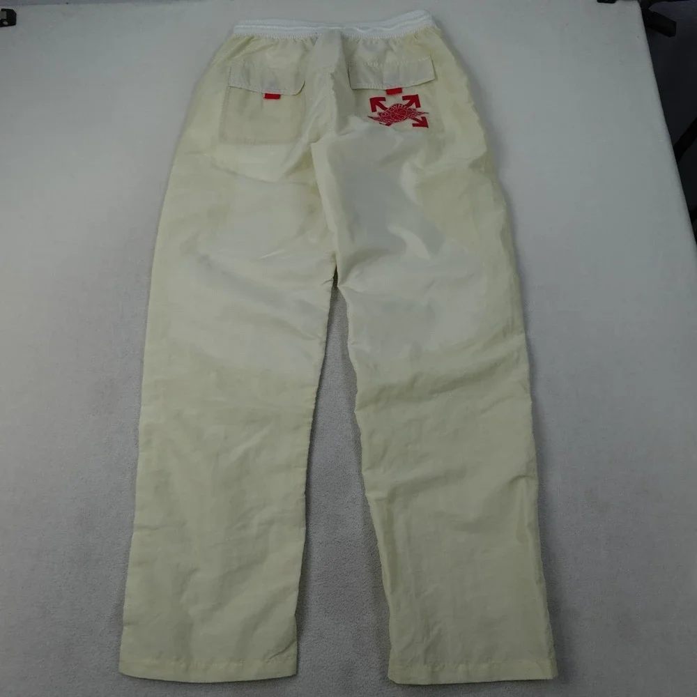Jordan x Off White Woven Pants Mens Small Fossil Virgil Abloh Nylon DB4250